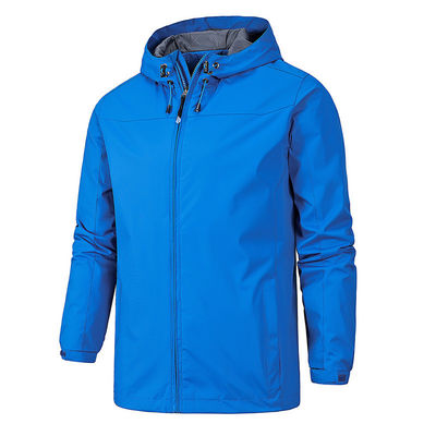 Custom Logo Blank Waterproof Windbreaker Jackets Plus Size Men's Tracksuit Jacket XMAMLON