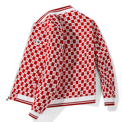Coat Mens Jacket Stand Slim Vintage Decoration Print Mens Coat Fashion Casual Sports