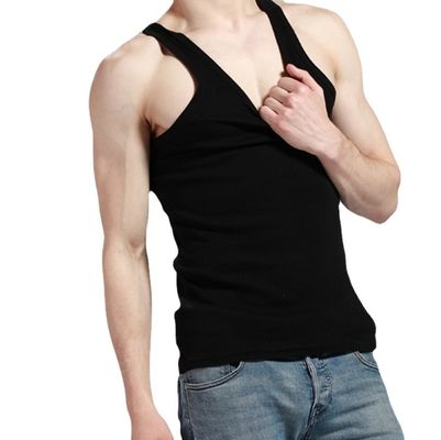 Breathable Fitness Vest Sleeveless Men Tank for Sportswear with Digital printing