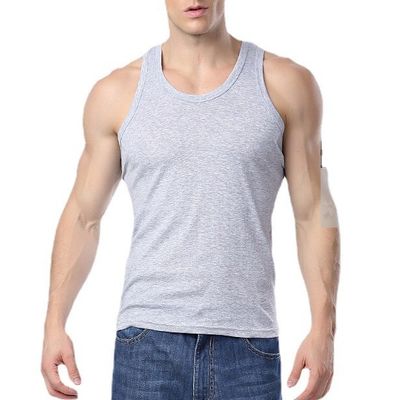 Breathable Fitness Vest Sleeveless Men Tank for Sportswear with Digital printing