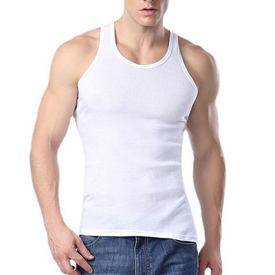 Breathable Fitness Vest Sleeveless Men Tank for Sportswear with Digital printing