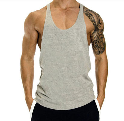 RTS OEM Digital Printing Gym Cut Off Tank Sleeveless for Men's Athletic Wear