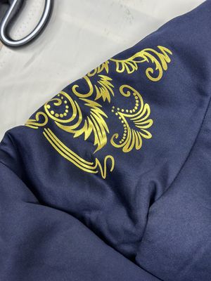 100% Polyester Long Sleeve Men's Thickened Hooded Two-Piece Set for Winter Sports