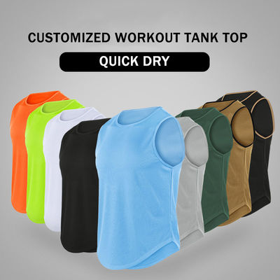 Digital Printing XMAMLON OEM RTS QUICK DRY Gym Marathon Running Vest for Men's Fitness
