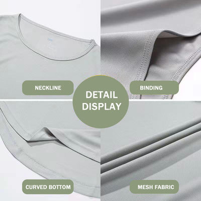 Digital Printing XMAMLON OEM RTS QUICK DRY Gym Marathon Running Vest for Men's Fitness