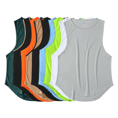 Digital Printing XMAMLON OEM RTS QUICK DRY Gym Marathon Running Vest for Men's Fitness