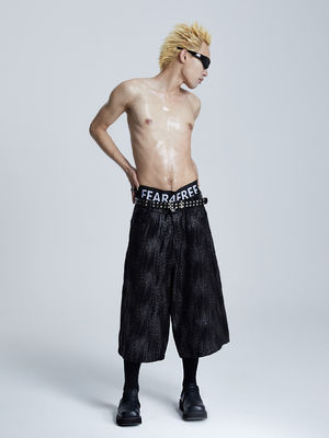 Loose Knitting Fabric Wide Leg Trousers Summer Pants for Women Ladies