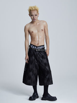 Loose Knitting Fabric Wide Leg Trousers Summer Pants for Women Ladies