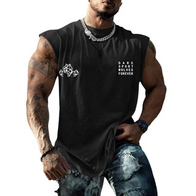 Unisex Graphic Digital Printing Gym Cut Off Sleeveless Vest XMAMLON Custom OEM RTS
