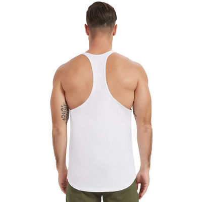 XMAMLON Custom Gym T-Shirt Vests for Men's Graphic Tshirt Sleeveless Tank Top Cotton