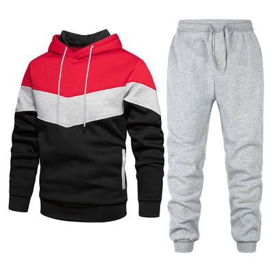 Adults Unisex Hoodies 100% Cotton Sweatshirt And Sweatpants Set Solid Thick Hoodie