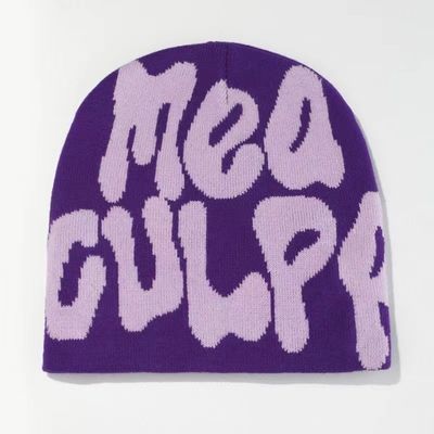 Outdoor Knit Hat Adults Custom Knit Beanie Sports Warm Hat with COMMON Fabric Feature