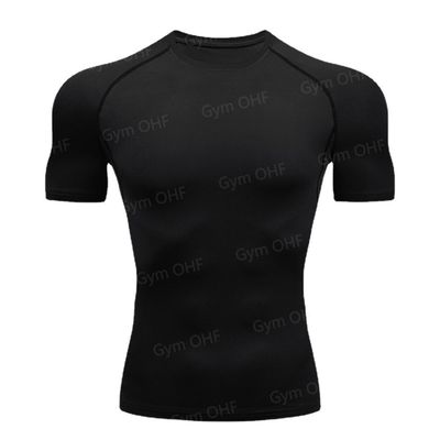 XMAMLON Men's Short-sleeved Tight T-shirt Perfect for Athletic Compression Training