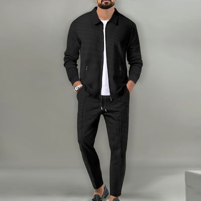 Tracksuit Set for Men Fitness Sport Jogger Zipper Jacket Two Pieces Sets