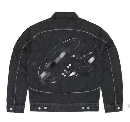 Men's Denim Tracksuit Jogging Sport Jacket Sweater Suit Set Trousers