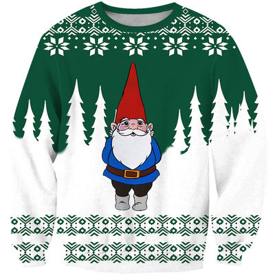 XMAMLON Custom Round-neck Shirt Casual Men's Clothing Sweater Christmas Printed Sweater