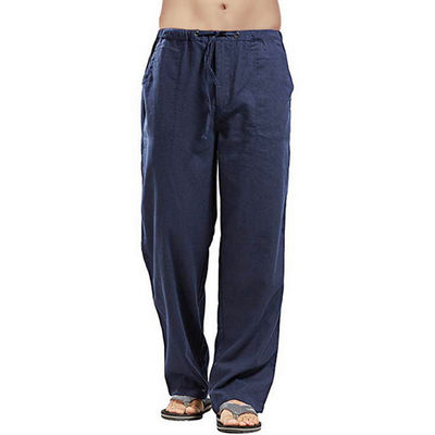 Men's Anti-pilling Cargo Sweatpants Autumn Waterproof Pants with Flat Front Style