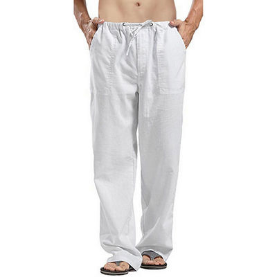 Men's Anti-pilling Cargo Sweatpants Autumn Waterproof Pants with Flat Front Style