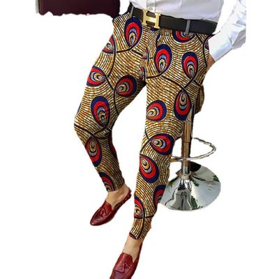 Affordable Tactical Print Pants for Men Spring Season Knitted Golf Elastic Trousers