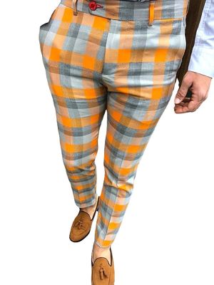 Affordable Tactical Print Pants for Men Spring Season Knitted Golf Elastic Trousers
