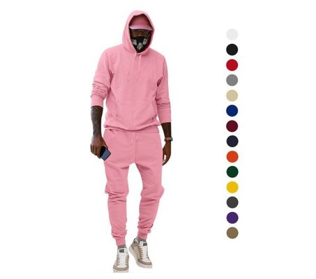 Custom Blank Sweat Suits Men Jogging Set Hoodies Jogging Wear Clothing