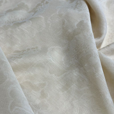 Stain Resistant Jacquard Wool Fabric For Dress DIMENSIONAL Embroidered Fabric Width 57/58