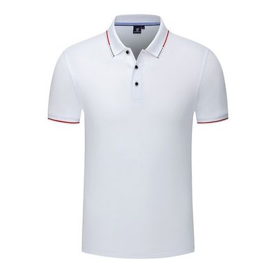 Men's Customized Short-sleeved Polo Shirt for Business Work Activity and Advertising