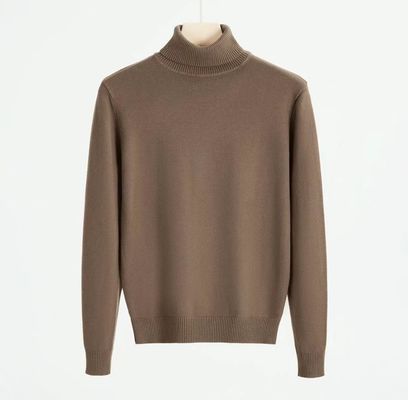 Spring Knitwear High Neck Sweater for Men Windproof Inner Wear Blouse Bottoming Shirt