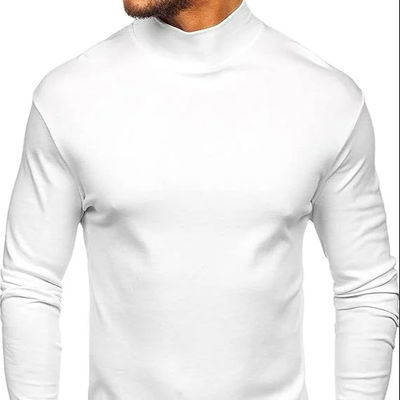 Men's Long-Sleeved T-Shirt Pullover Undershirt Support 7 Days Sample Order Lead Time
