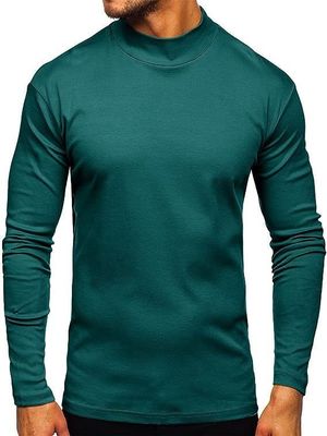 Men's Long-Sleeved T-Shirt Pullover Undershirt Support 7 Days Sample Order Lead Time