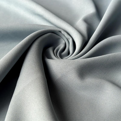 SLUB Style 100% Polyester Antibiosis Stretch Matte Quick Dry Satin Fabric for Dresses