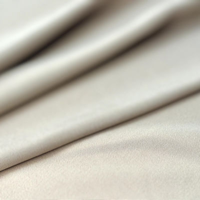 SLUB Style 100% Polyester Antibiosis Stretch Matte Quick Dry Satin Fabric for Dresses