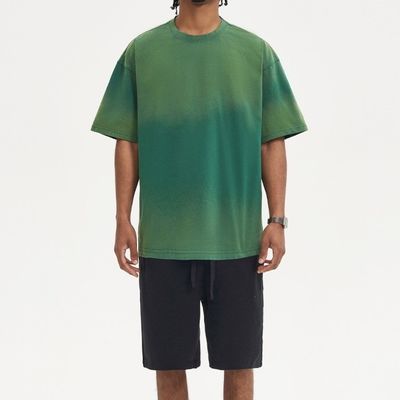 100% Cotton Unisex Oversized Basic Tee tshirt Men's Casual Loose Wash Solid T-Shirts