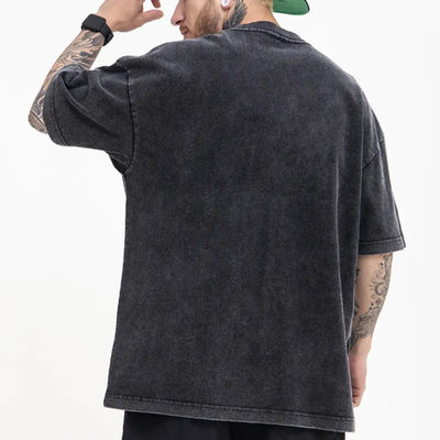 WASHED XMAMLON RTS OEM Vintage 250G Oversized Streetwear heavyweight t-shirt for men