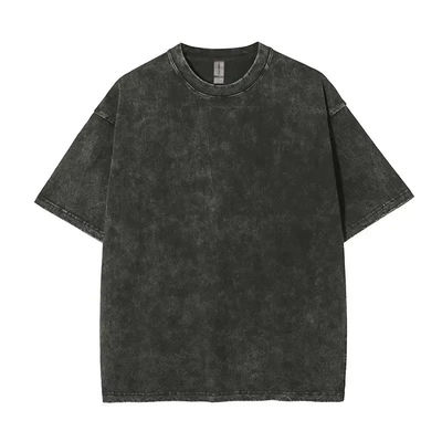 WASHED XMAMLON RTS OEM Vintage 250G Oversized Streetwear heavyweight t-shirt for men