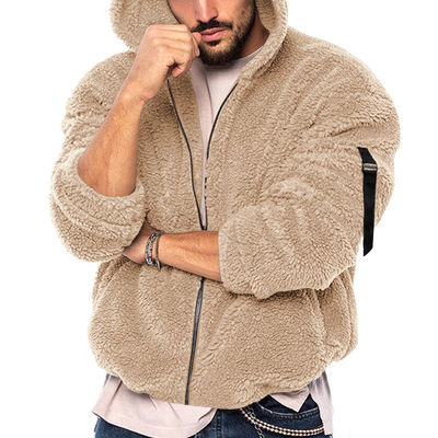 Double-sided Arctic Velvet jacket for men featuring windproof and cotton material