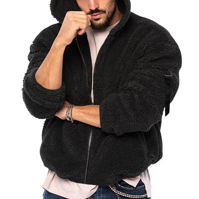 Double-sided Arctic Velvet jacket for men featuring windproof and cotton material
