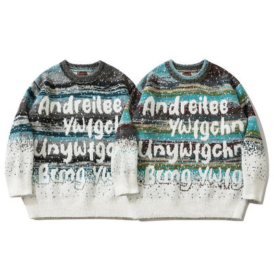 Long Sleeve Custom Pullover Knitwear Woolen Christmas Sweaters Male Sweatshirt For Mens Breathable
