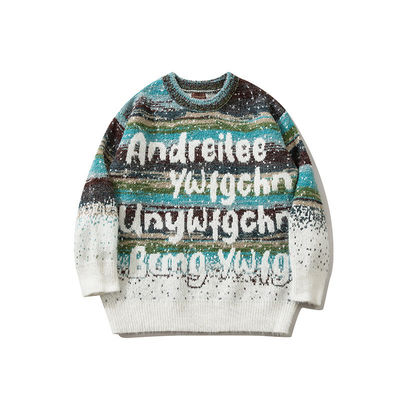 Long Sleeve Custom Pullover Knitwear Woolen Christmas Sweaters Male Sweatshirt For Mens Breathable