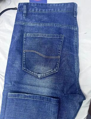 80%cotton Straight-leg Pants Denim Men's Jeans for Men and Women Style Straight-leg