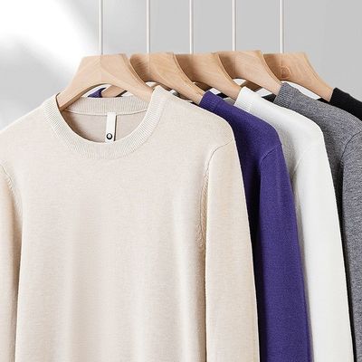 Men's Merino Wool Knitwear Stylish Lyocell Jumper Custom Solid Pullover Cashmere Cardigan