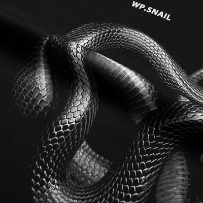 Gender-Neutral 3D Printed Snake Loose T-shirt for Street Fashion in Various Sizes