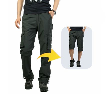 Mid waist XMAMLON RTS Detachable Casual Pants Men's Outdoor Quick-drying Sweatpants