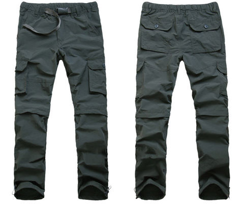Mid waist XMAMLON RTS Detachable Casual Pants Men's Outdoor Quick-drying Sweatpants