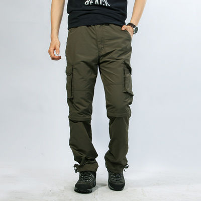 Mid waist XMAMLON RTS Detachable Casual Pants Men's Outdoor Quick-drying Sweatpants