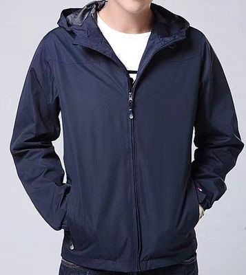 Custom Logo Blank Waterproof Windbreaker Jackets Plus Size Men's Tracksuit Jacket XMAMLON