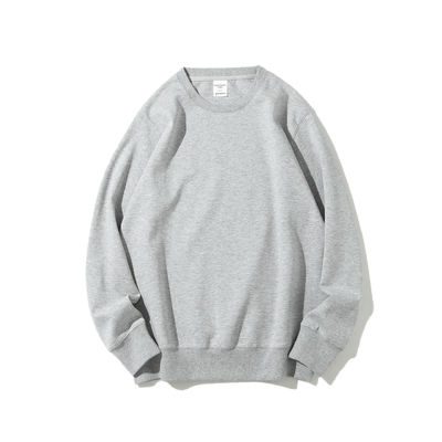 Custom 300g Double-sided Knitted Crew-neck Men's Hoodies Sweatshirts for Winter Health
