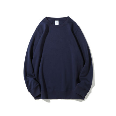 Custom 300g Double-sided Knitted Crew-neck Men's Hoodies Sweatshirts for Winter Health
