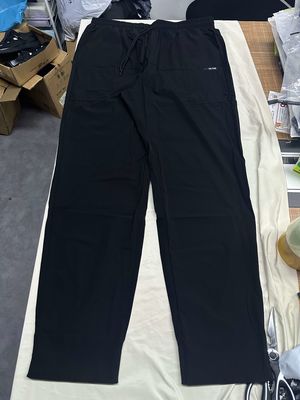 XMAMLON Men's Nylon Cargo Work Pants Ankle-length Stacked Sweat Track Pants for Working