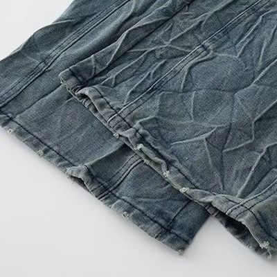 Boot-cut Flare Loose Sweat Men's Denim Jeans Pants Trousers For Men